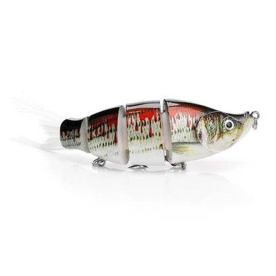 Jointed Soft Tail Sinking Swimbait Fishing Lure
