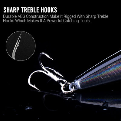 Sinking Pencil Wobbler Lure for Trout and Bass