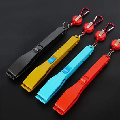Portable Fish Gripper with Lock and Rod Holder
