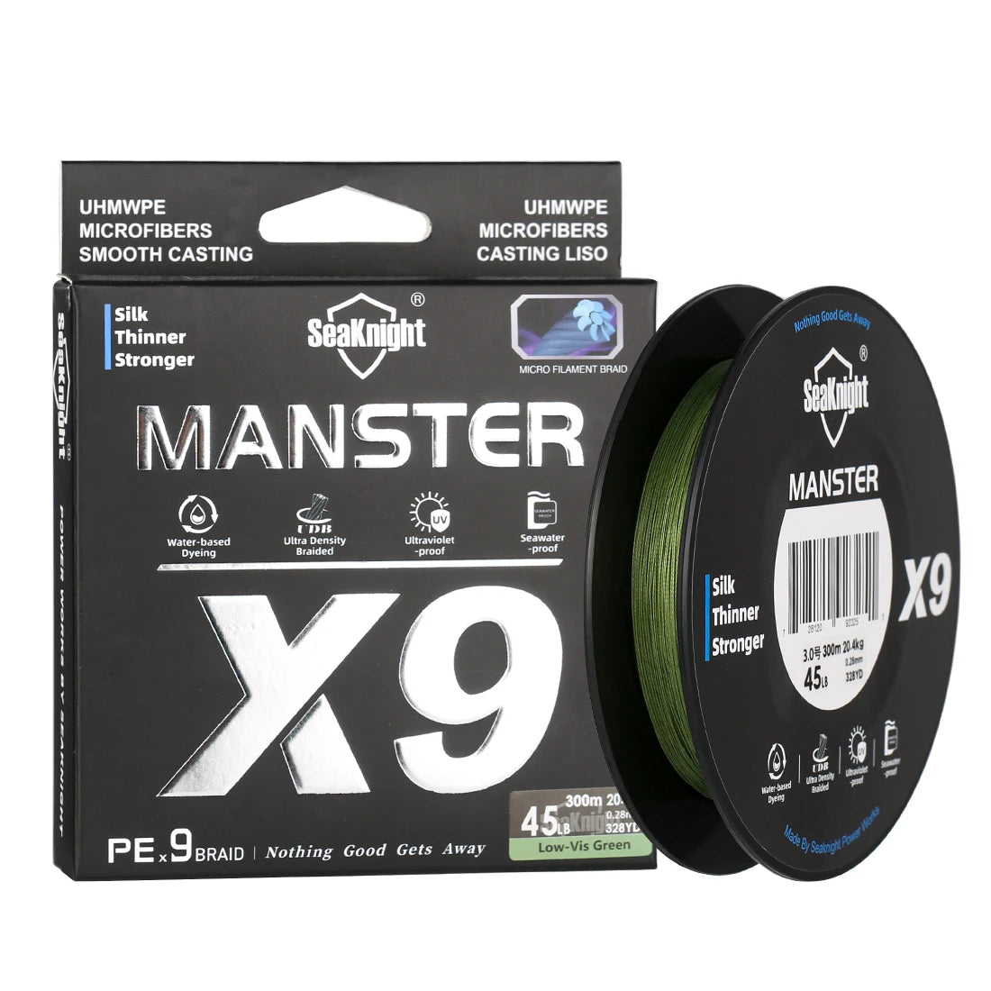 X9 Series Smooth PE Coated Fishing Line