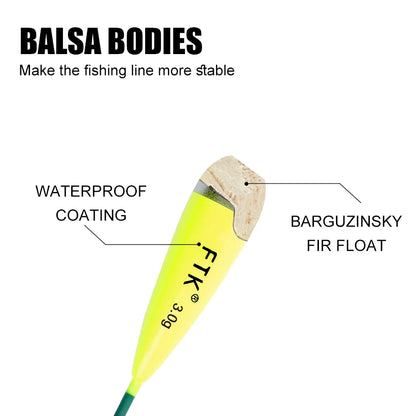 Compact Fir Fishing Floats for Carp