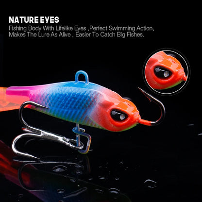 Ice Fishing Jigging Lure with Fast Sinking Action