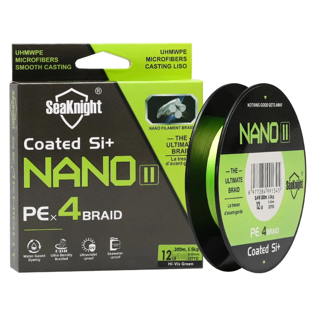 NANO II 4 Strand Braided Fishing Line