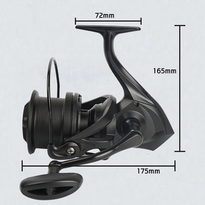 Long Cast Anti-Corrosion Fishing Reel with Metal Spool
