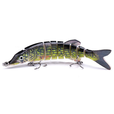 Lifelike Jointed Pike Swimbait for Sea Fishing