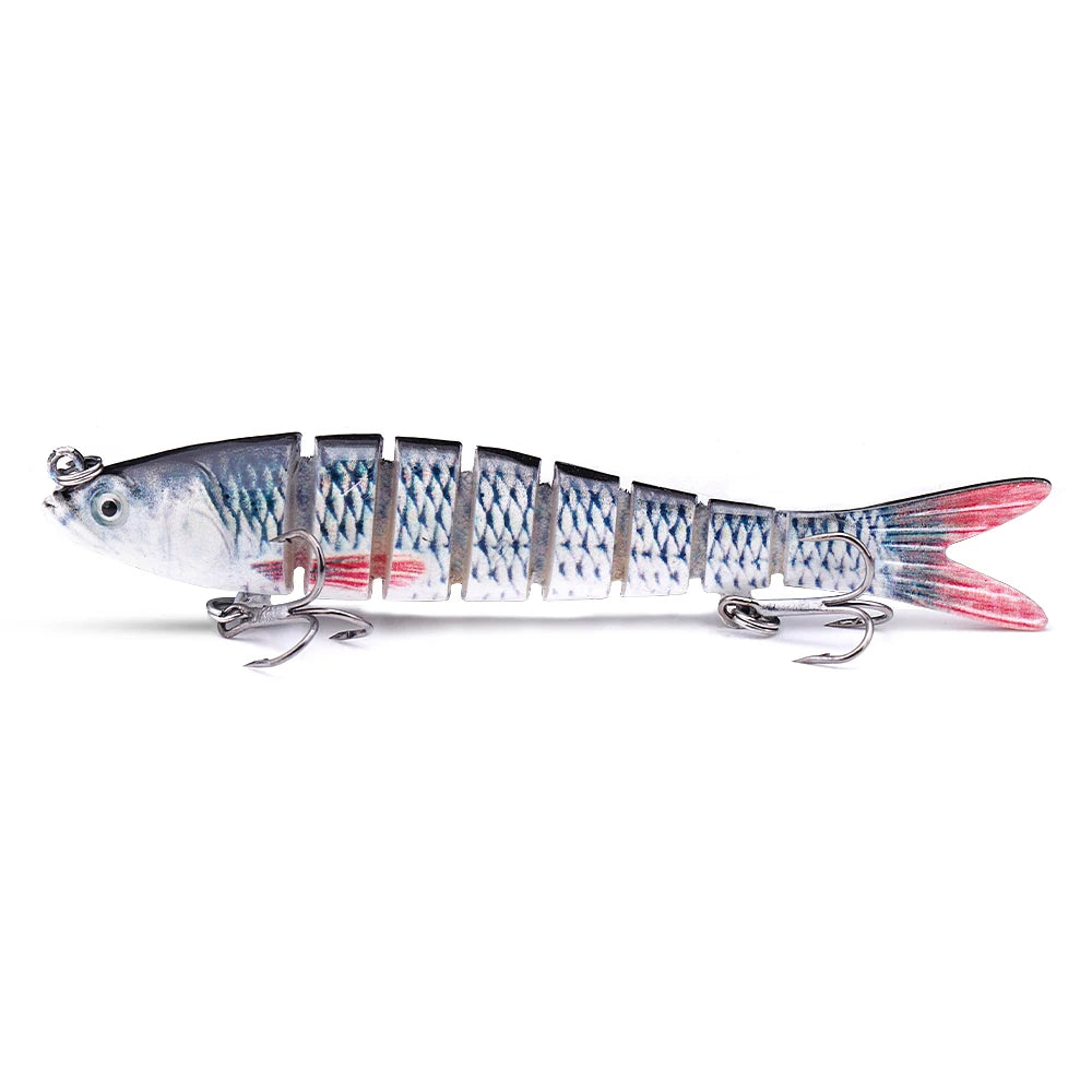 Multi Jointed Sinking Swimbait for Pike Fishing