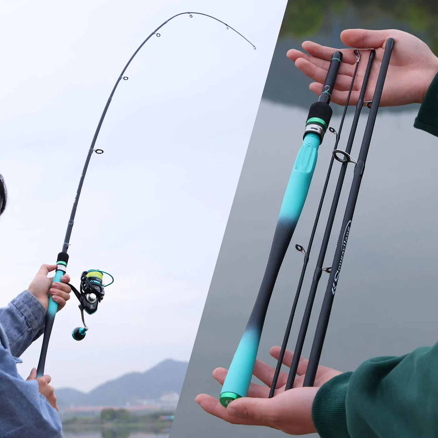 Spinning Rod and Reel Combo for Bass Fishing