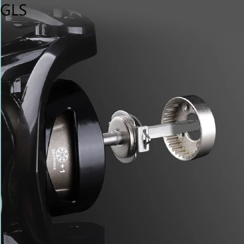 Soft Grip Saltwater Spinning Reel with Smooth Drag