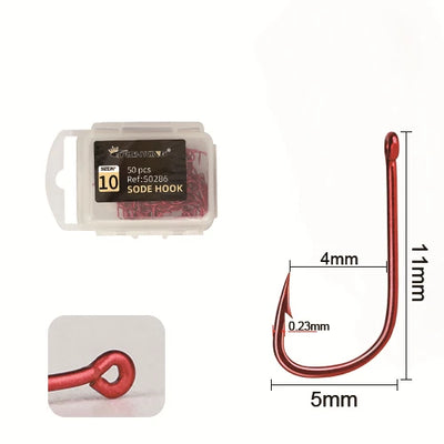 High Carbon Hooks for Carp and Fly Fishing