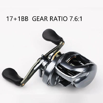 Advanced Baitcasting Reel with Magnetic Brake System