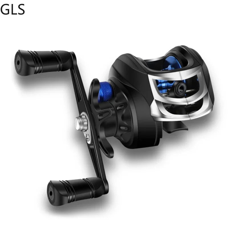 Colorful Baitcasting Reel with Metal Spool and High Drag