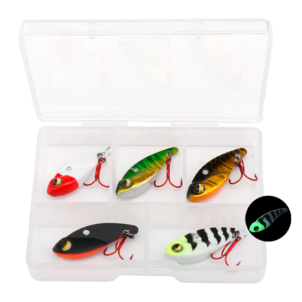 Single Hook Spoon Jig Lure Mini Set
