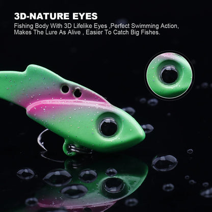 Metal VIB Spoon Jig Lure for Bass and Winter Fishing