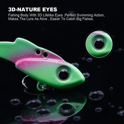 Metal VIB Spoon Jig Lure for Bass and Winter Fishing