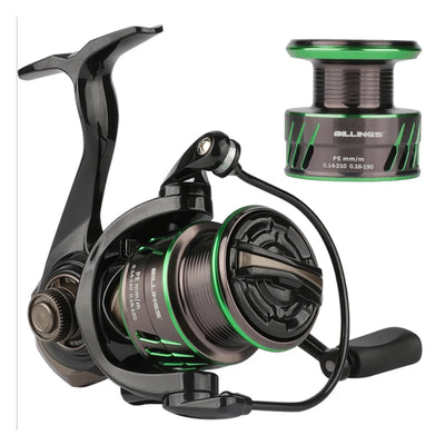 Soft Grip Saltwater Spinning Reel with Smooth Drag