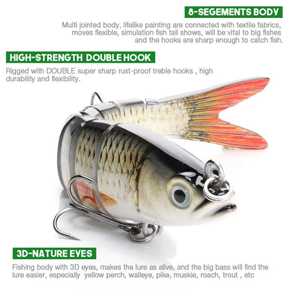 Fishing Lure Set with Crankbaits and Swimbaits