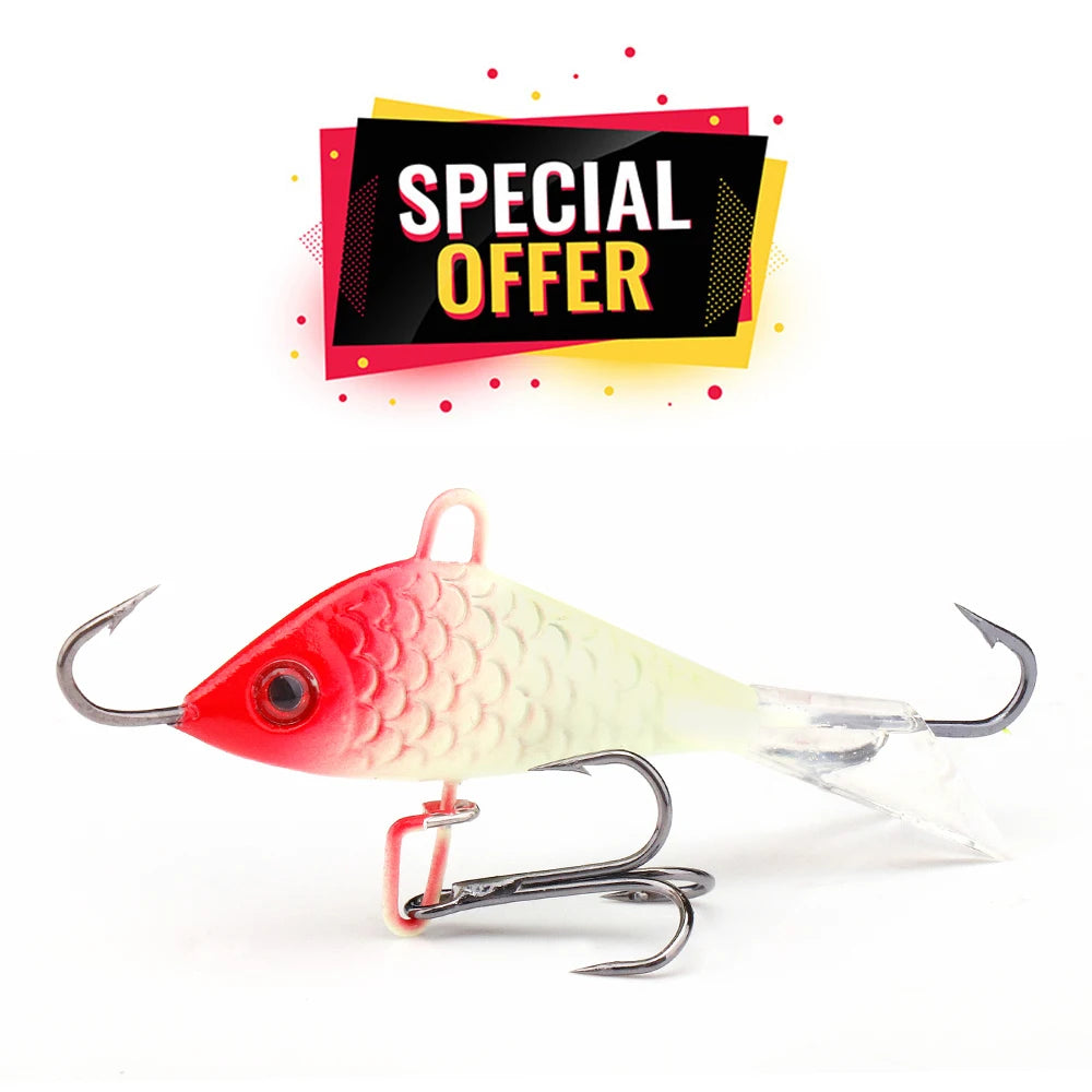 Winter Ice Fishing Jig Sinking Balancer Lure