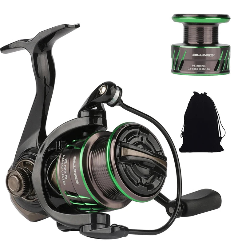 Dual Spool High Speed Carp Spinning Reel with Rocker Arm