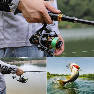 Feeder Rod and Reel Combo for Carp and Trout
