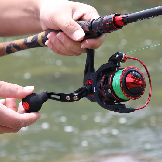 Compact Spinning Rod and Reel Combo Set