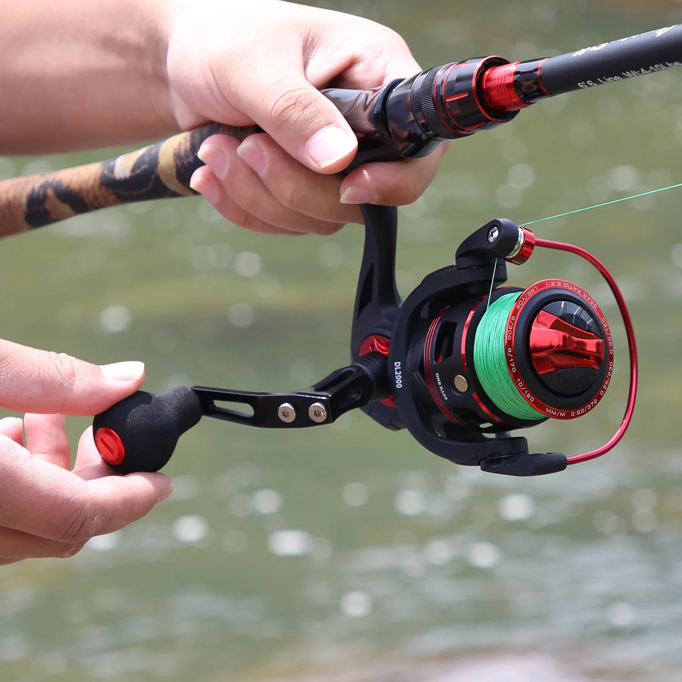 Compact Spinning Rod and Reel Combo Set
