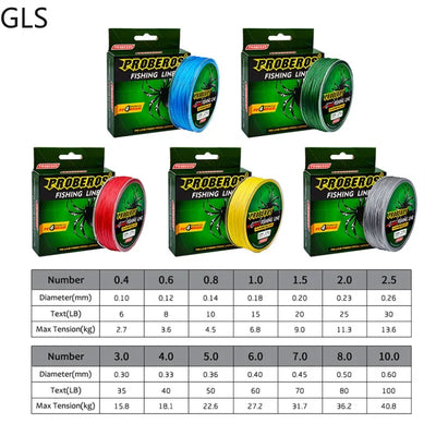 Braided Fishing Line PE Multifilament Strong Japanese Weave