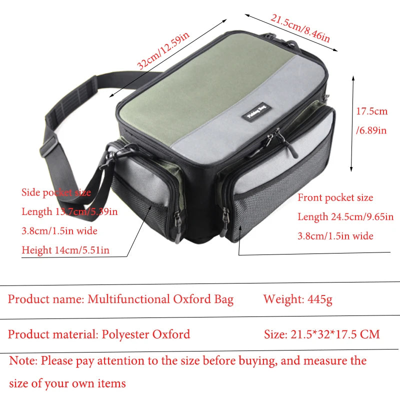 Saltwater Freshwater Tackle Storage Bag