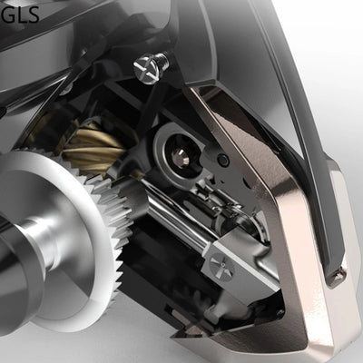 Interchangeable Spinning Reel with Double Rocker Handle