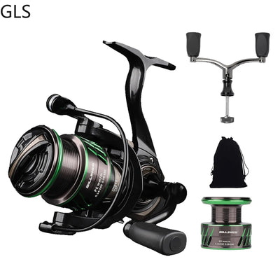 Dual Spool High Speed Carp Spinning Reel with Rocker Arm