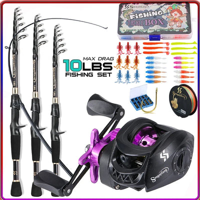 Telescopic Casting Combo for Bass and Trout