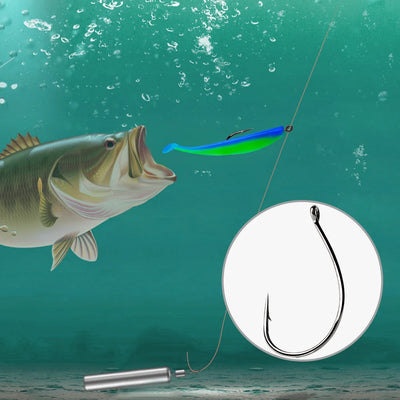 High Carbon Fishing Hook Set for Saltwater and Carp