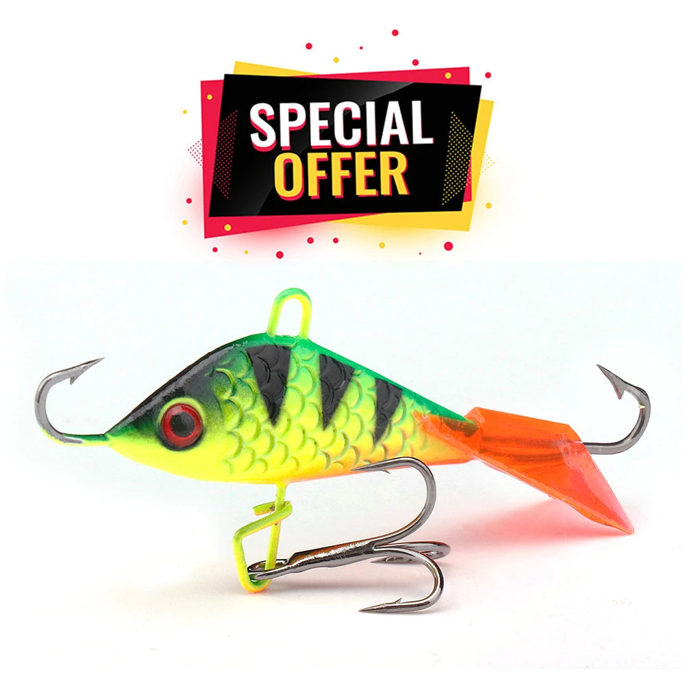 Winter Ice Fishing Jig Sinking Balancer Lure