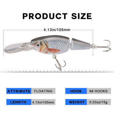 Soft Floating Shrimp Jigging Lures Set