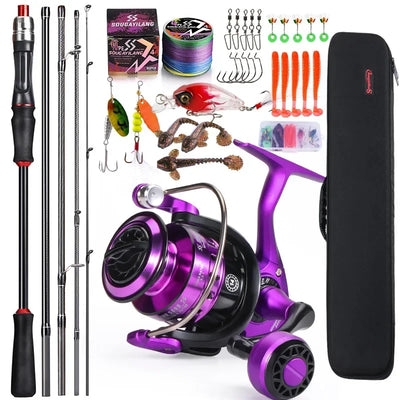 Spinning Rod and Reel for Bass Pike Trout