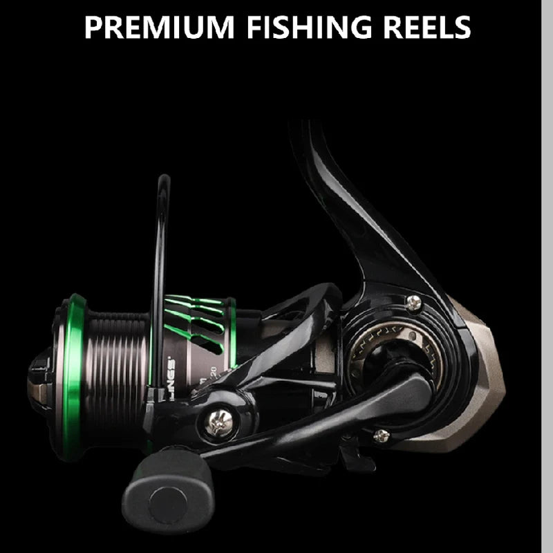 Soft Grip Saltwater Spinning Reel with Smooth Drag