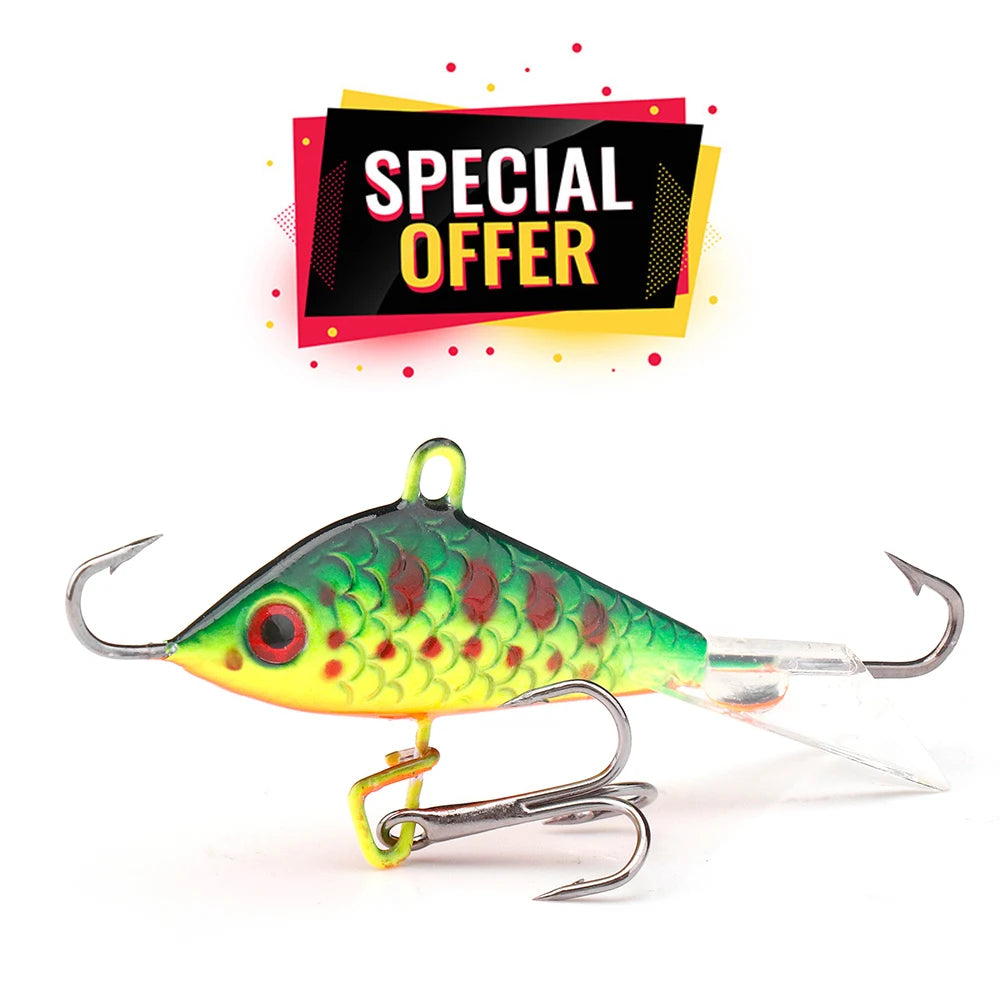 Winter Ice Fishing Jig Sinking Balancer Lure