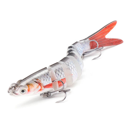 Segmented Sinking Wobblers for Pike Fishing