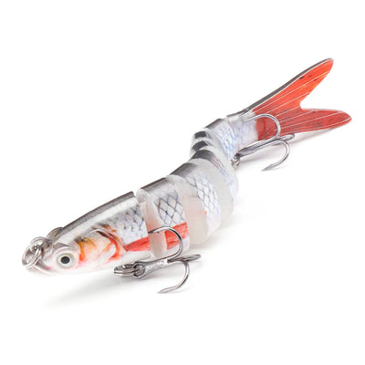 Segmented Sinking Wobblers for Pike Fishing