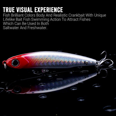Sinking Pencil Wobbler Lure for Trout and Bass