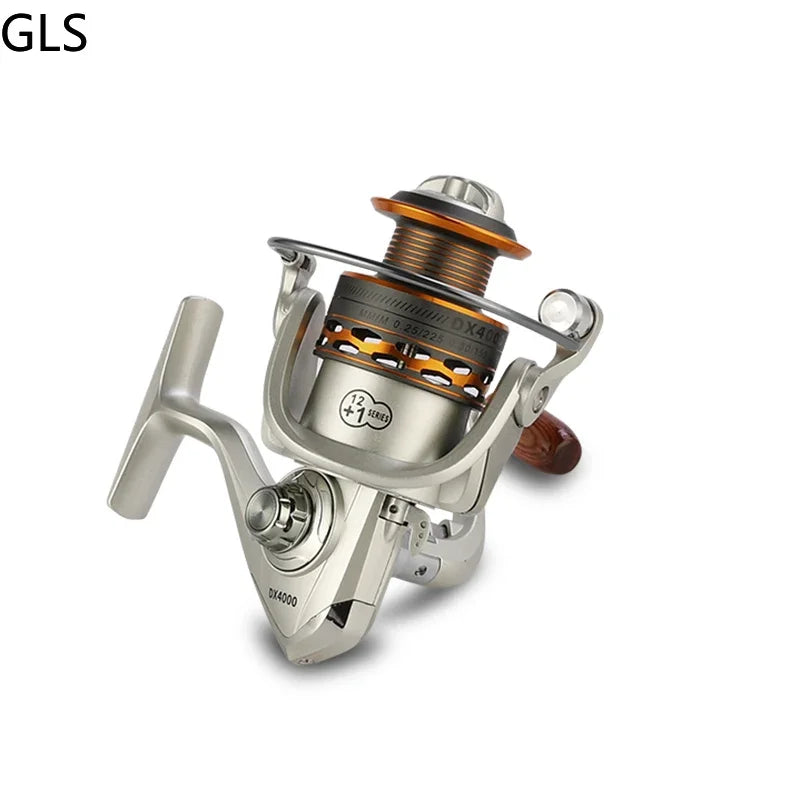 Professional Spinning Reel with Spare Spool and Smooth Cast