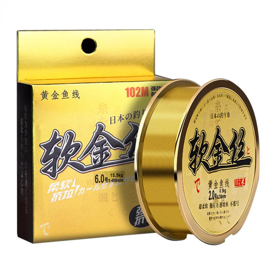 Strong Fluorocarbon Coated Nylon Fishing Line for Bass Fishing