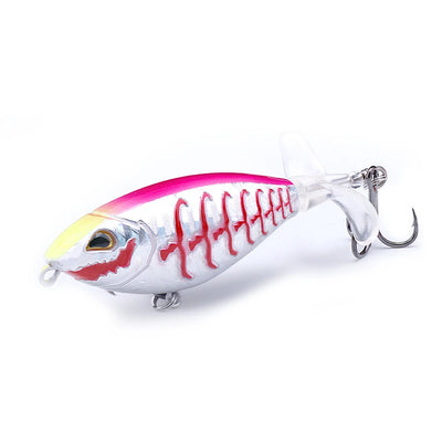 Topwater Double Tail Popper Lure for Bass