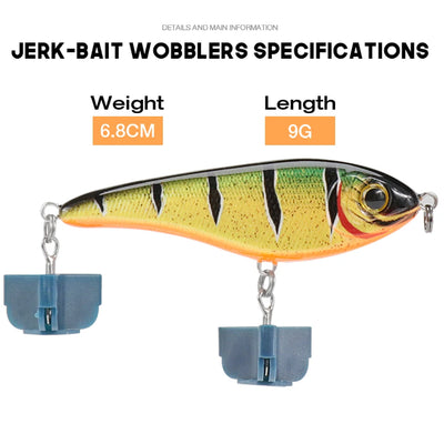 Slow Sinking Vib Wobbler for Pike and Perch