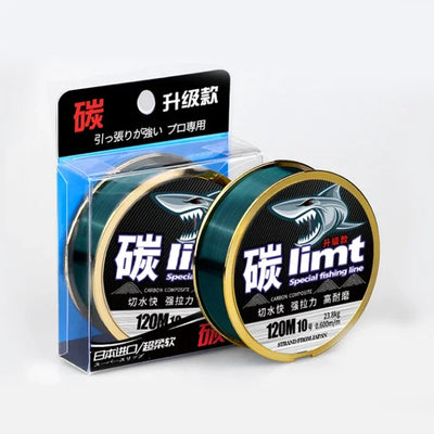 Carbon Nylon Fishing Line Anti Corrosion Monofilament Fluorocarbon