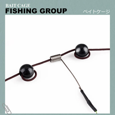 Feeder Trap Cage with Hooks for Outdoor Fishing