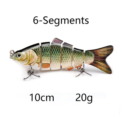 Jointed Sinking Swimbait Lures for Pike