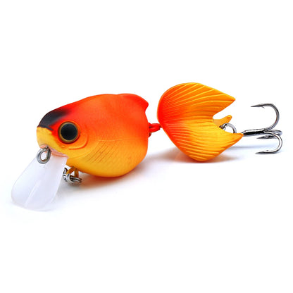Realistic Goldfish Minnow Floating Lure