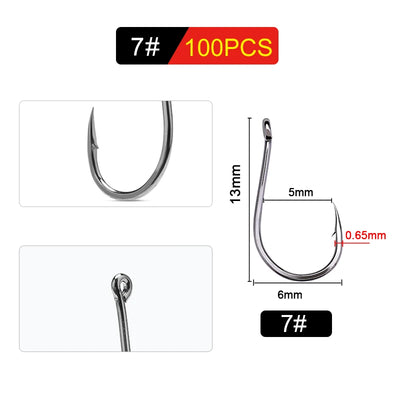 Circle Eyed Carp Hooks for Jig and Soft Baits