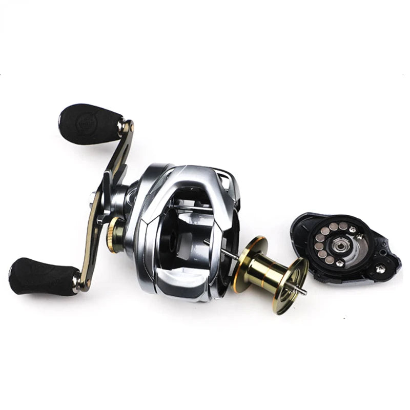 Advanced Baitcasting Reel with Magnetic Brake System
