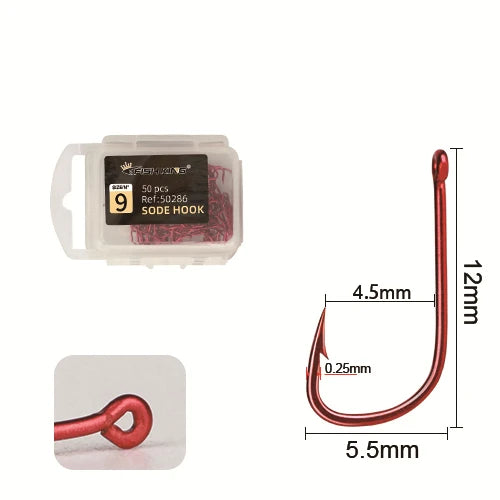 High Carbon Hooks for Carp and Fly Fishing